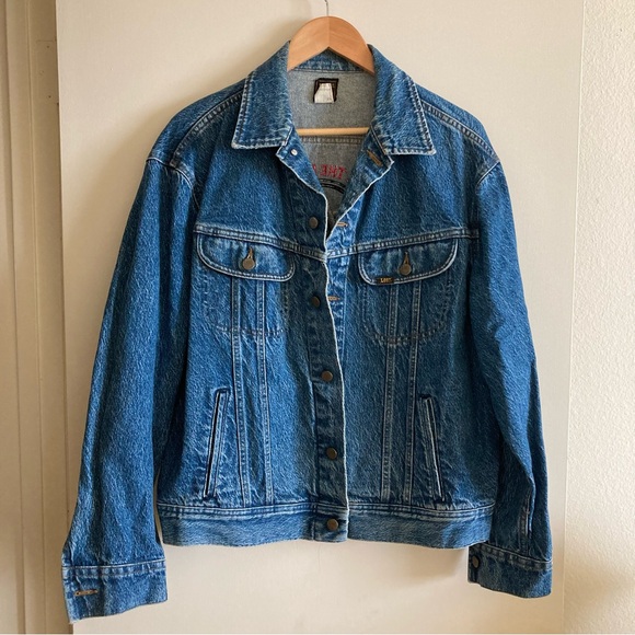 Lee Other - Vintage Lee Denim Jacket Save the Plantat Hard Rock Cafe Maui